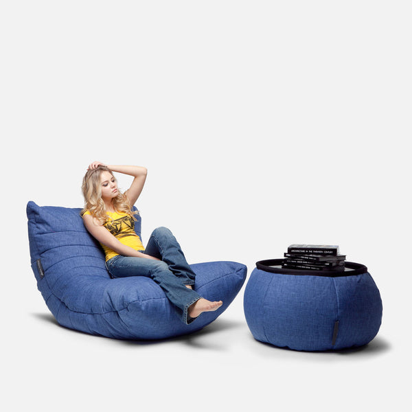 Acoustic Sofa Blue Jazz Innedørs saccosekk