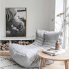 Acoustic Sofa Keystone Gray Innedørs saccosekk