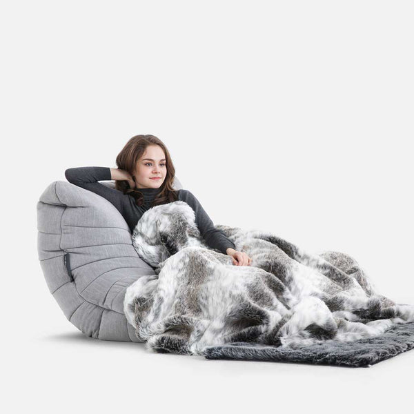 Acoustic Sofa Keystone Gray Innedørs saccosekk