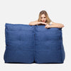 Twin Couch Einingasófi Blue Jazz Innanhúss baunapoki