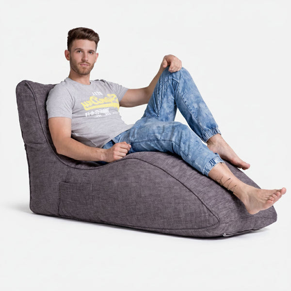 Avatar Lounger– Luscious Gray Innedørs saccosekk