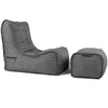 Evolution Chaise Sett Titanium Weave Utendørs sett