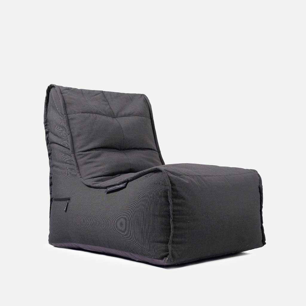 Evolution Sofa Black Rock (Sunbrella) Utendørs saccosekk