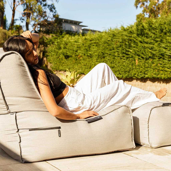 Evolution Sofa Maldives Gray (Sunbrella) Utendørs saccosekk