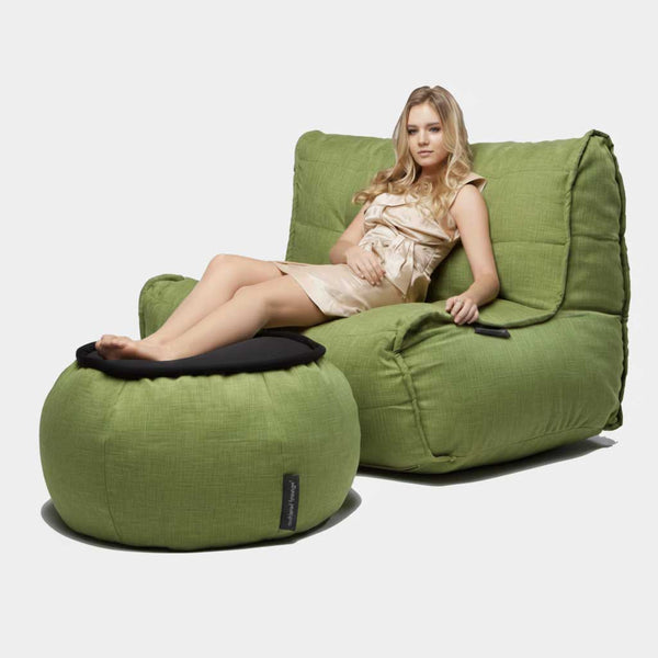 Twin Couch Modulsofa Lime Citrus Innedørs saccosekk