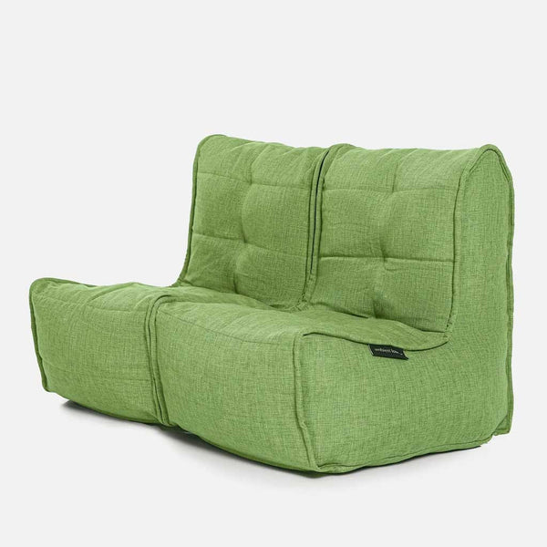 Twin Couch Modulsofa Lime Citrus Innedørs saccosekk