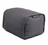 Ottoman Deluxe Black Rock (Sunbrella) Utendørs saccosekk