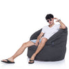 [OUTLET] Butterfly Sofa Black Rock (Sunbrella) Utendørs saccosekk