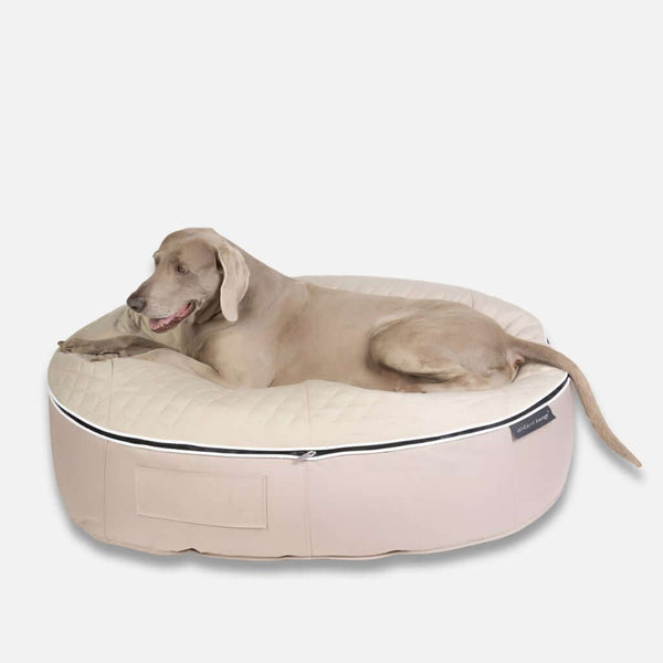 Hundarúm Sandstorm Thermo Quilt Beige L Hundarúm L