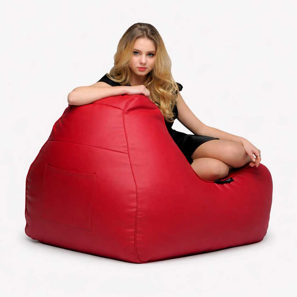 Tivoli Lounger Mode Red Innedørs saccosekk