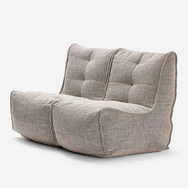 Twin Couch Modulsofa Eco Weave Innedørs saccosekk