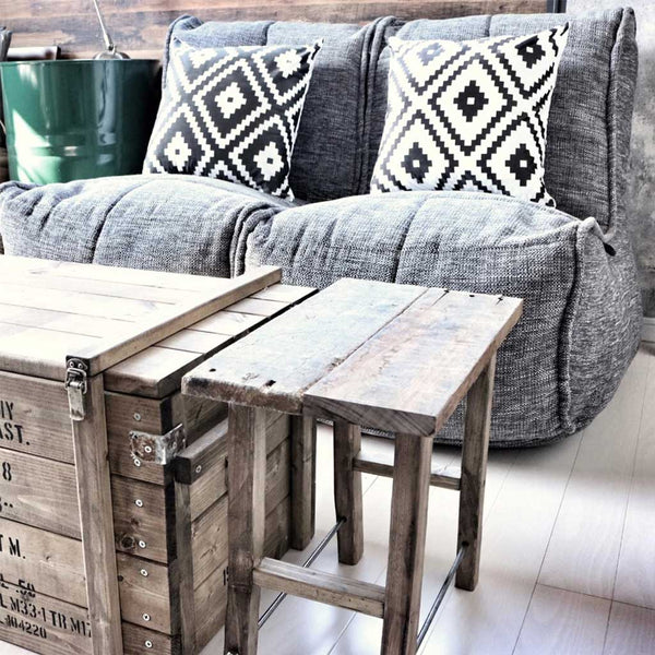 Twin Couch Modulsofa Luscious Gray Innedørs saccosekk