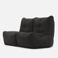 Twin Couch Modulsofa Svartur Safír 