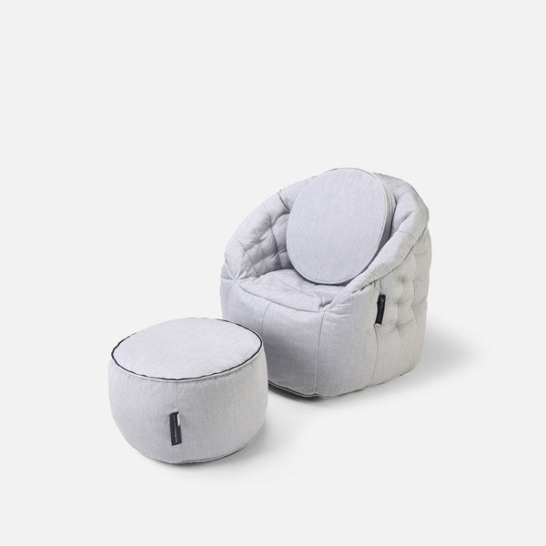 Wing Ottoman Maldives Grey Utendørs saccosekk