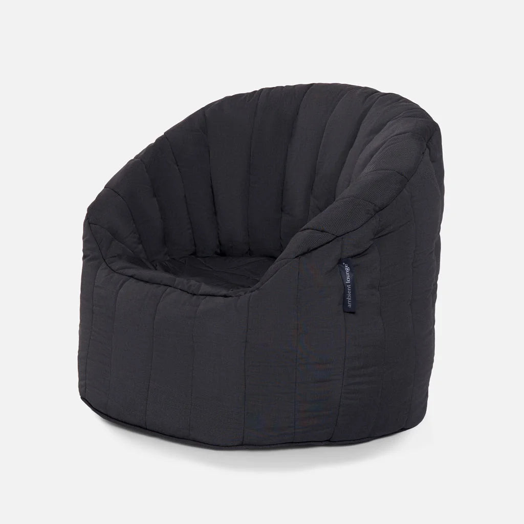 Butterfly Sofa Black Rock (Sunbrella) Utendørs saccosekk