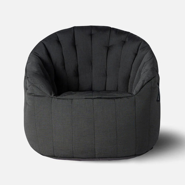 Butterfly Sofa Black Rock (Sunbrella) Utendørs saccosekk