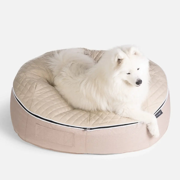 Hundarúm Sandstorm Thermo Quilt Beige L Hundarúm L