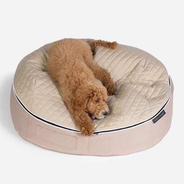 Hundarúm Sandstorm Thermo Quilt Beige L Hundarúm L