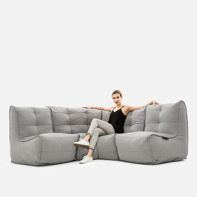 Modul 3 Cozy Corner Sófasett Keystone Grár 