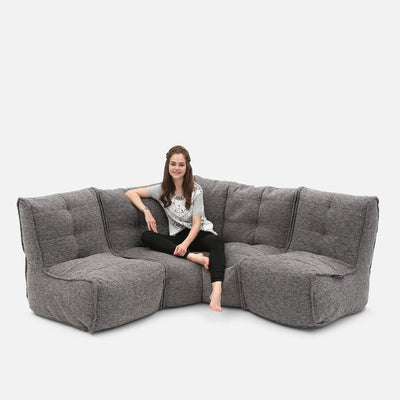Mod 3 Cozy Corner Modulsofa Luscious Grár 