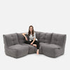 Mod 3 Cozy Corner Modulsofa Luscious Gray Innedørs modulsofa