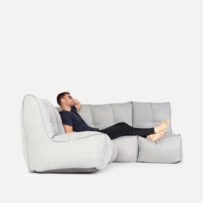 Mod 3 Cozy Corner Modulsofa Silverline 