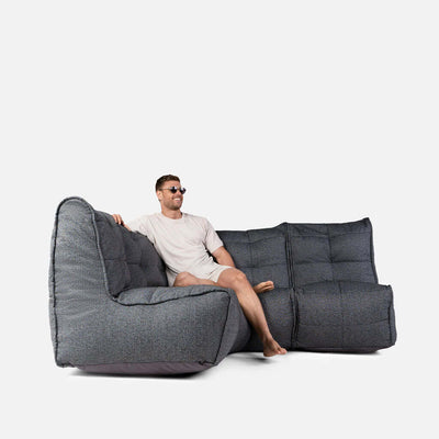 Mod 3 Cozy Corner Modulsofa Títanvefnaður 