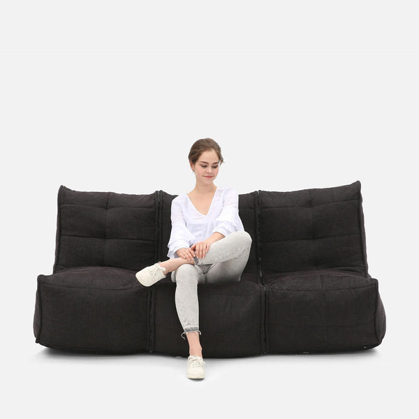 Mod 3 Movie Couch Modulsofa Black Sapphire Innedørs modulsofa