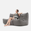 Mod 3 Movie Couch Modulsofa Luscious Gray Innedørs modulsofa