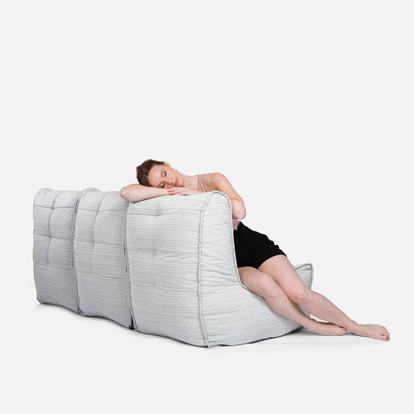 Mod 3 Movie Couch Modulsofa Silverline Utendørs modulsofa