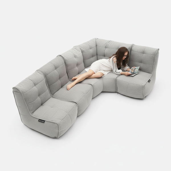 Mod 4 L Sofa Modulsofa Keystone Gray Innedørs modulsofa