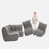 Mod 4 L Sofa Modulsofa Luscious Gray Innedørs modulsofa