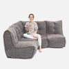 Mod 4 L Sofa Modulsofa Luscious Gray Innedørs modulsofa