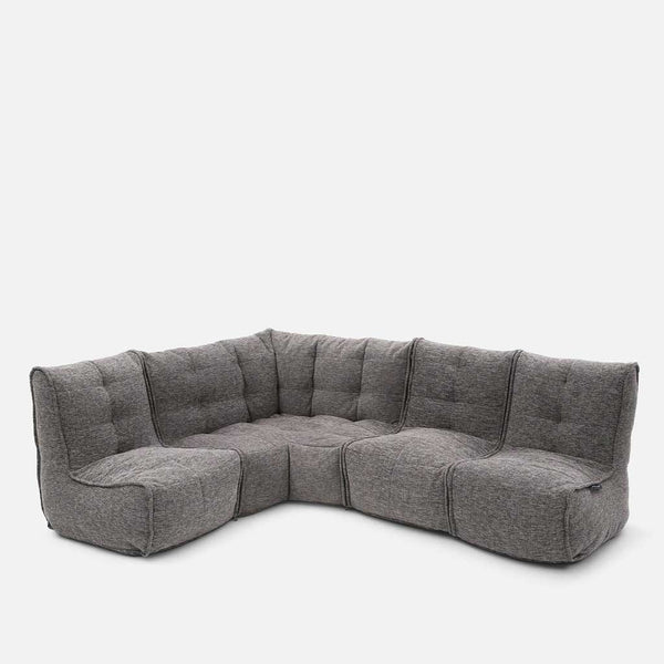 Mod 4 L Sofa Modulsofa Luscious Gray Innedørs modulsofa