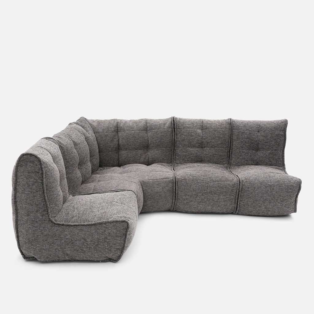 Mod 4 L Sofa Modulsofa Luscious Gray Innedørs modulsofa