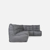 Mod 4 L Sofa Modulsofa Titanium Weave Utendørs modulsofa