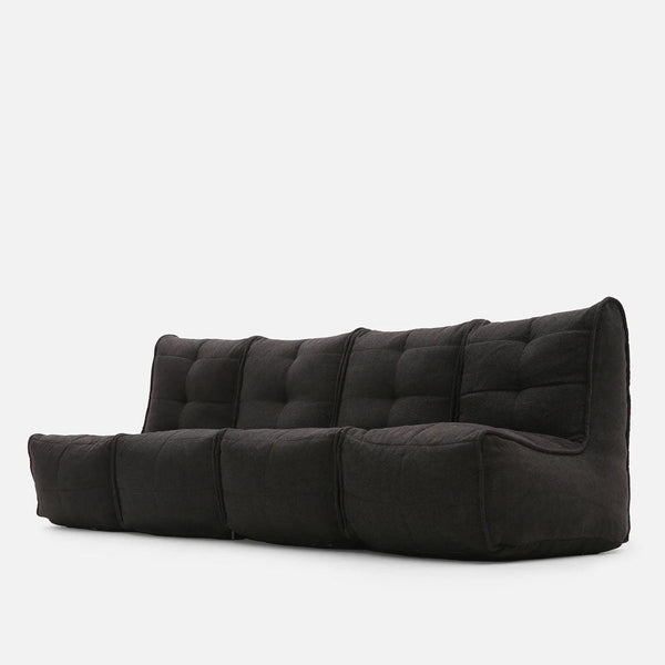 Mod 4 Quad Couch Einingasófi Black Sapphire Einingasófi til notkunar innandyra