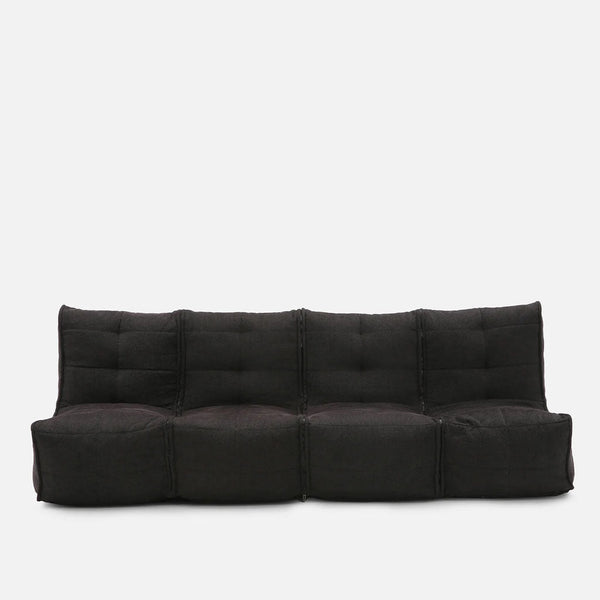 Mod 4 Quad Couch Einingasófi Black Sapphire Einingasófi til notkunar innandyra