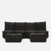 Mod 4 Quad Couch Einingasófi Black Sapphire Einingasófi til notkunar innandyra