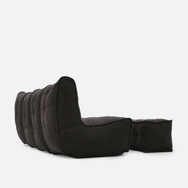 Mod 4 Quad Couch Einingasófi Black Sapphire Einingasófi til notkunar innandyra