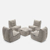 Mod 4 Quad Couch Einingasófi Eco Weave Einingasófi til notkunar innandyra