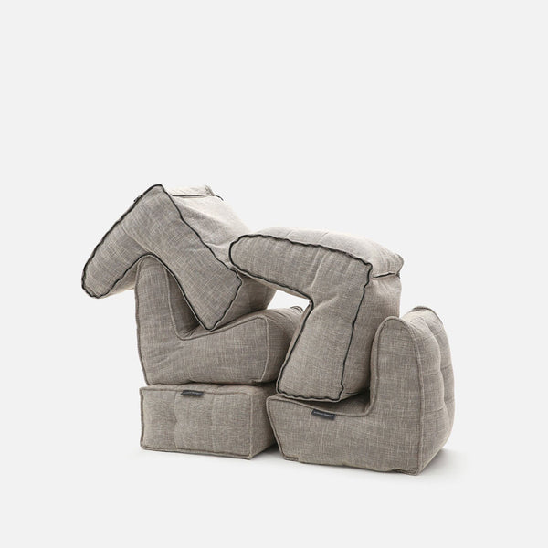 Mod 4 Quad Couch Einingasófi Eco Weave Einingasófi til notkunar innandyra