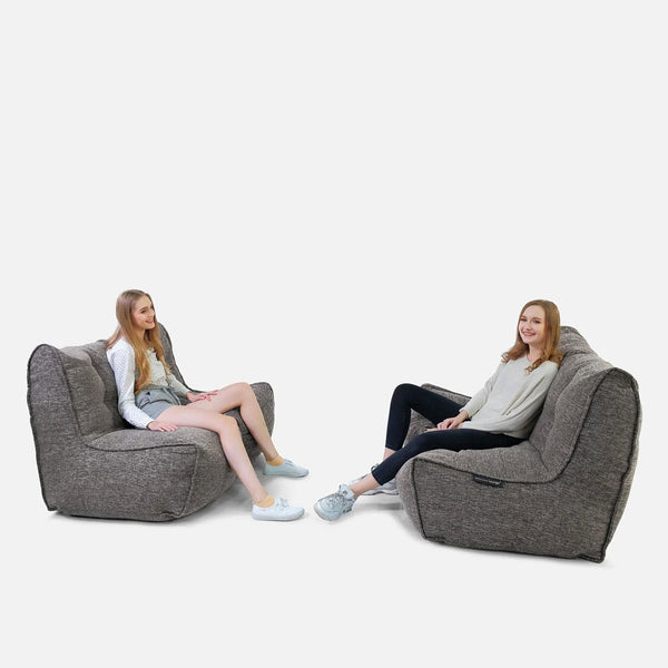 Mod 4 Quad Couch Modulsofa Luscious Gray Innedørs modulsofa