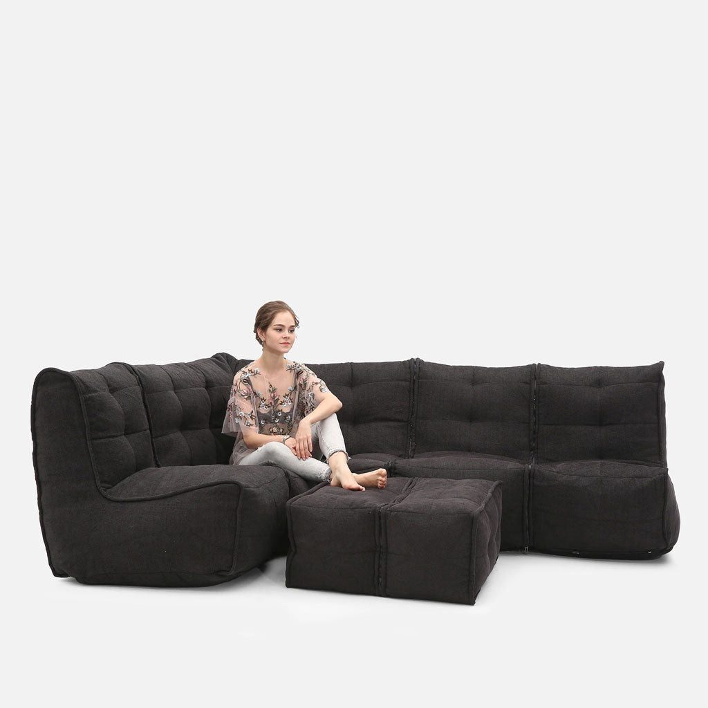 Mod 5 Living Lounge Einingasófi Black Sapphire Innanhúss einingasófi