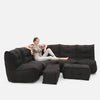 Mod 5 Living Lounge Einingasófi Black Sapphire Innanhúss einingasófi
