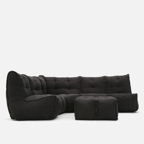 Mod 5 Living Lounge Einingasófi Black Sapphire Innanhúss einingasófi