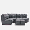 Mod 5 Living Lounge Einingasófi Titanium Weave útieiningasófi