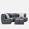 Mod 5 Living Lounge Einingasófi Titanium Weave útieiningasófi
