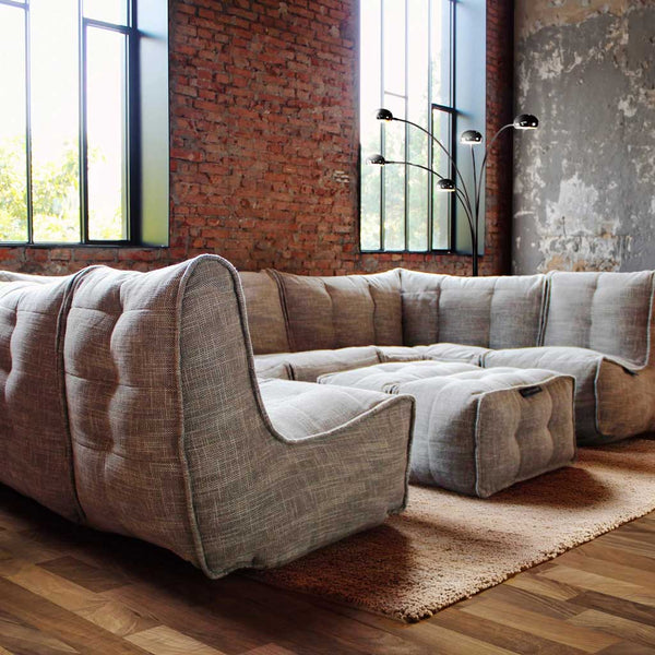Mod 6 Lounge Max Modulsofa Eco Weave Innedørs modulsofa