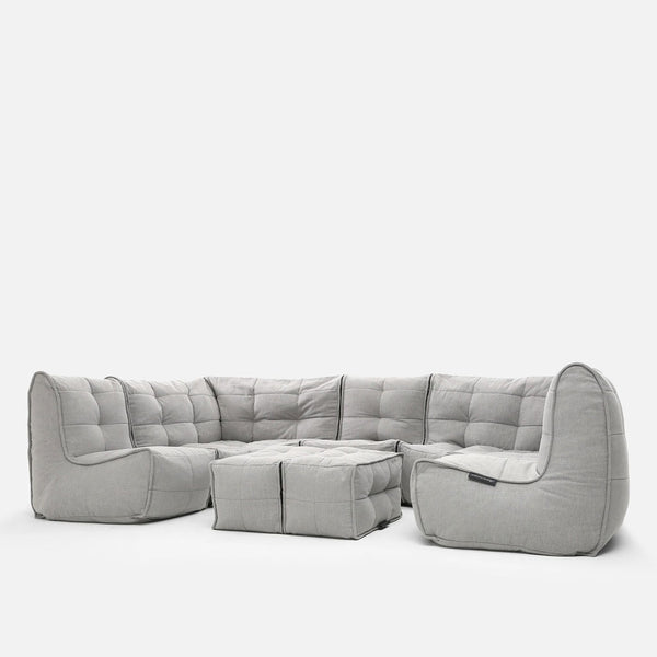 Mod 6 Lounge Max Modulsofa Keystone Gray Innedørs modulsofa